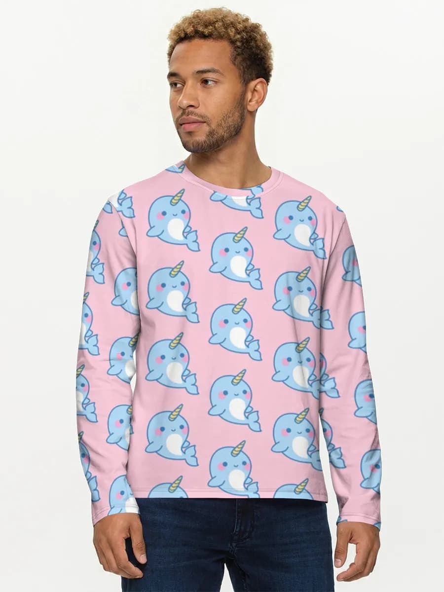 Men's cotton long sleeve shirt