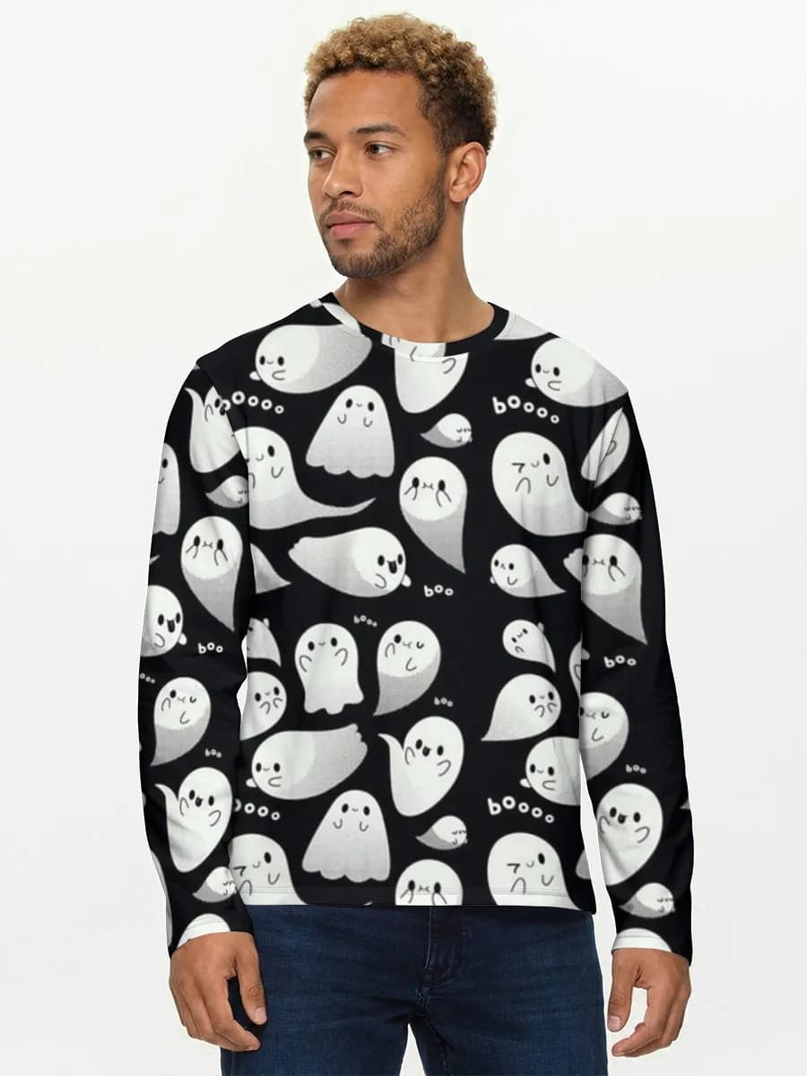 Men's cotton long sleeve shirt
