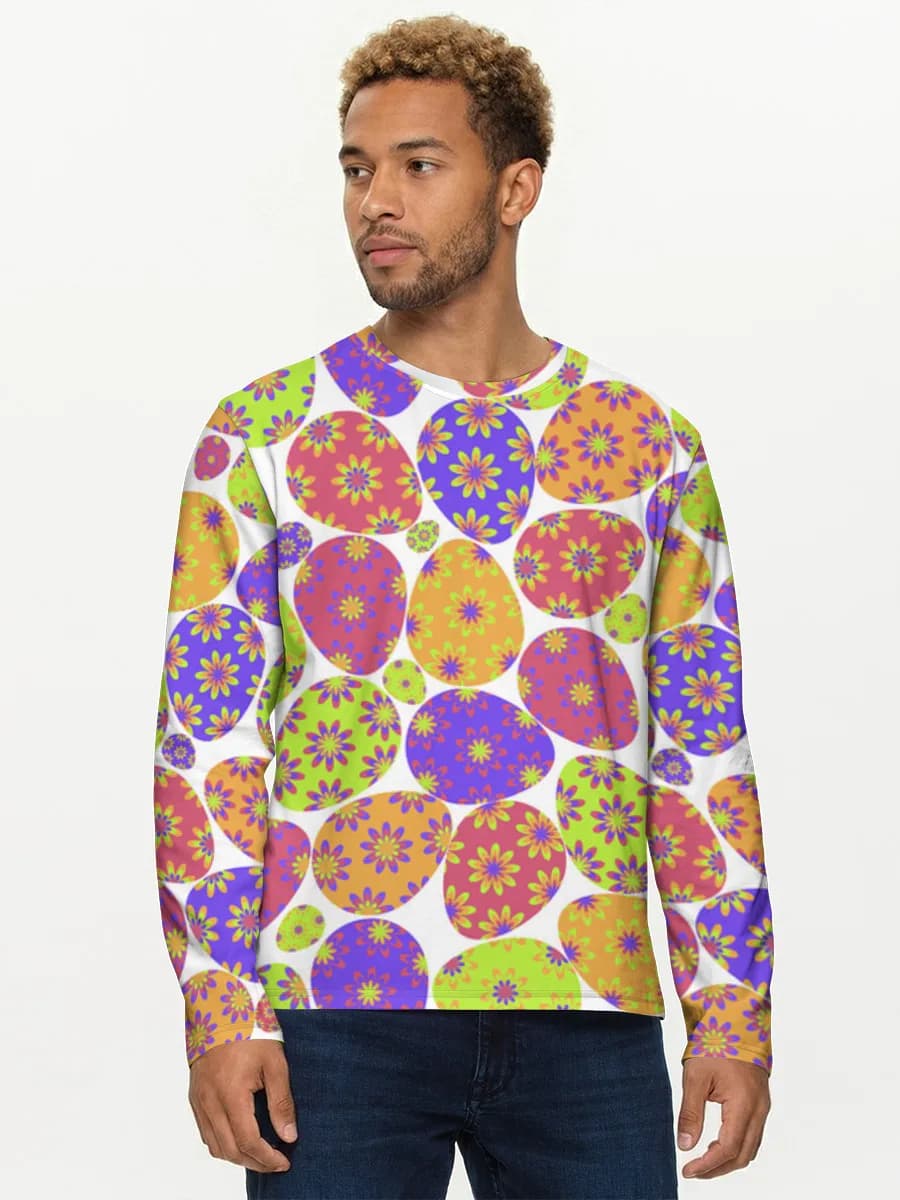 Men's cotton long sleeve shirt