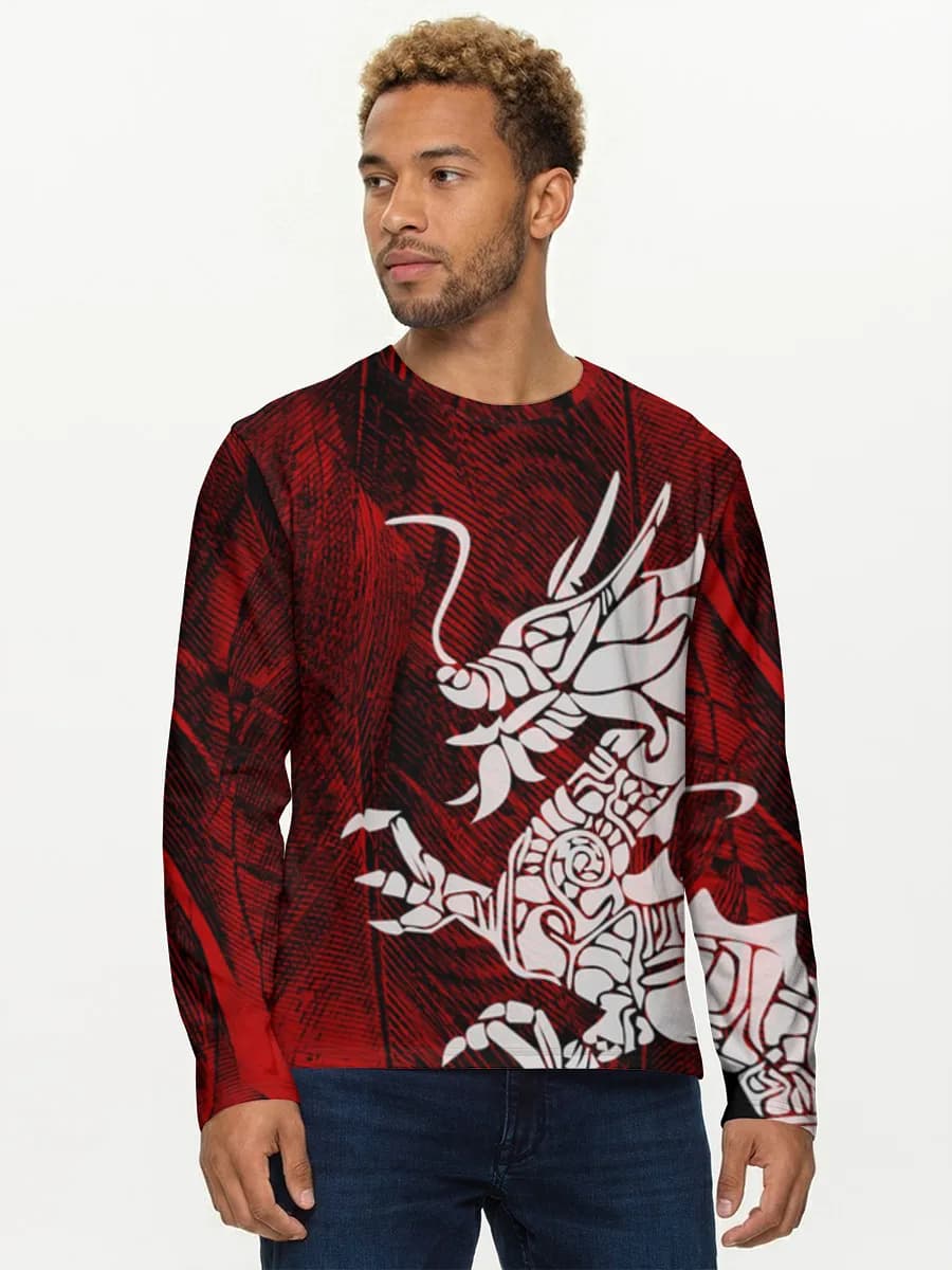Men's cotton long sleeve shirt