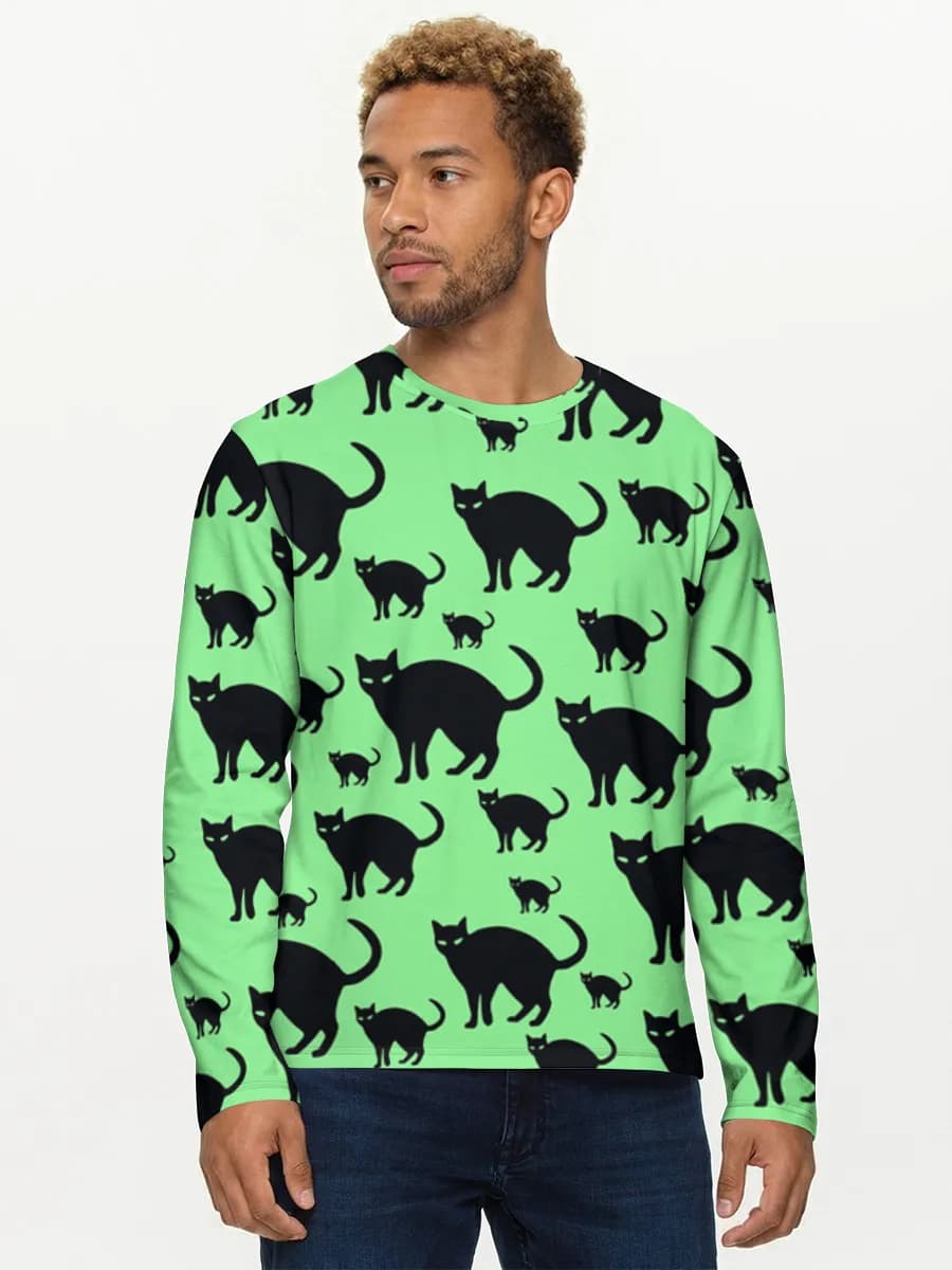 Men's cotton long sleeve shirt