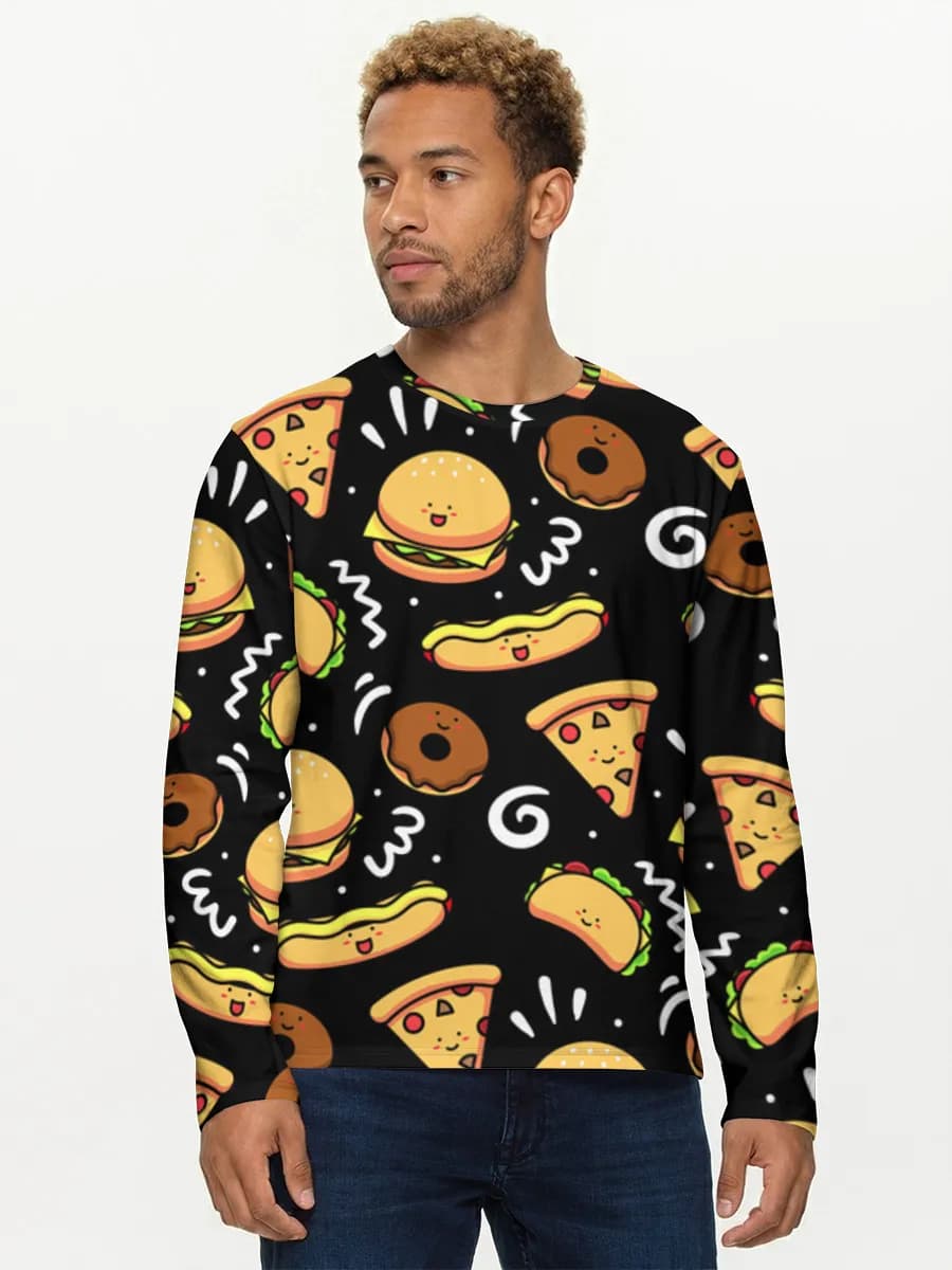 Men's cotton long sleeve shirt