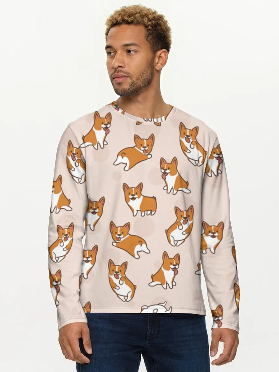 Men's cotton long sleeve shirt