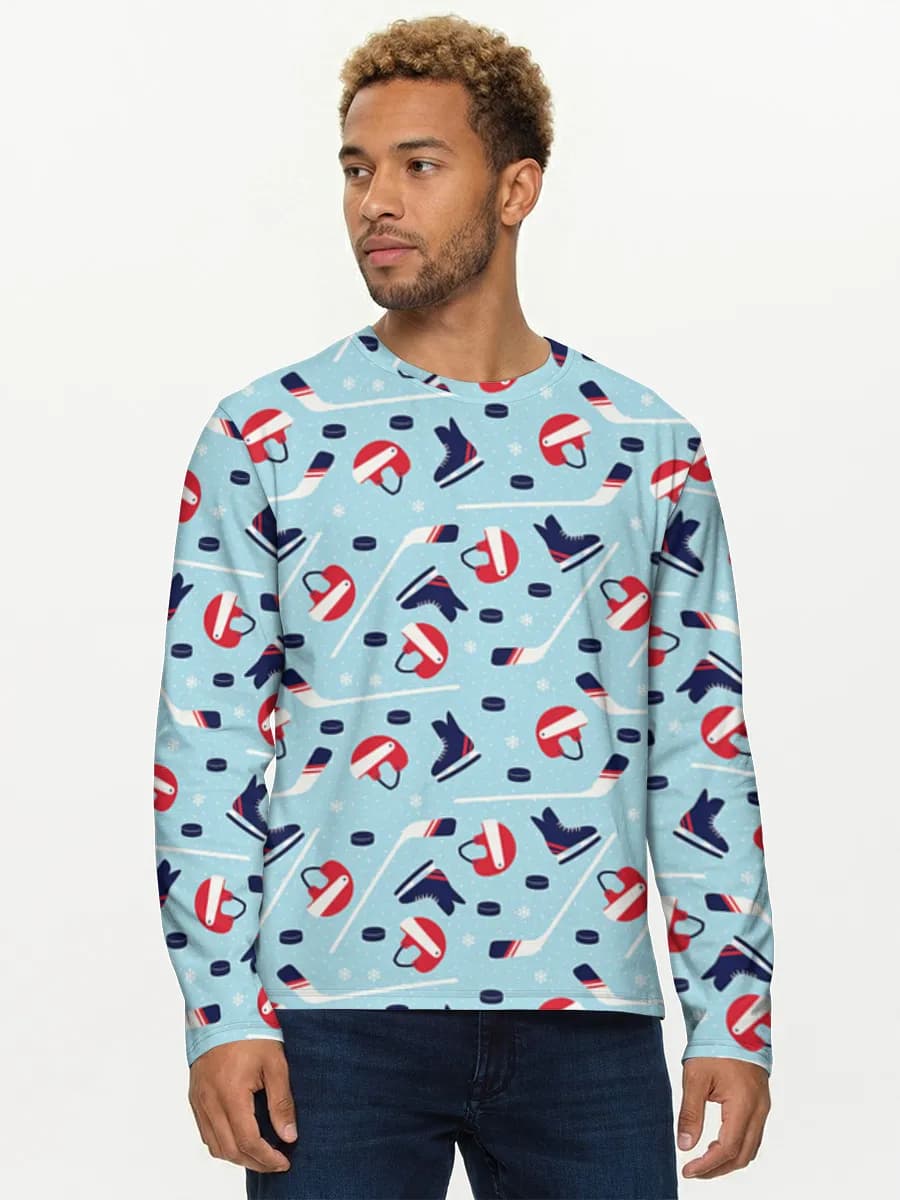 Men's cotton long sleeve shirt