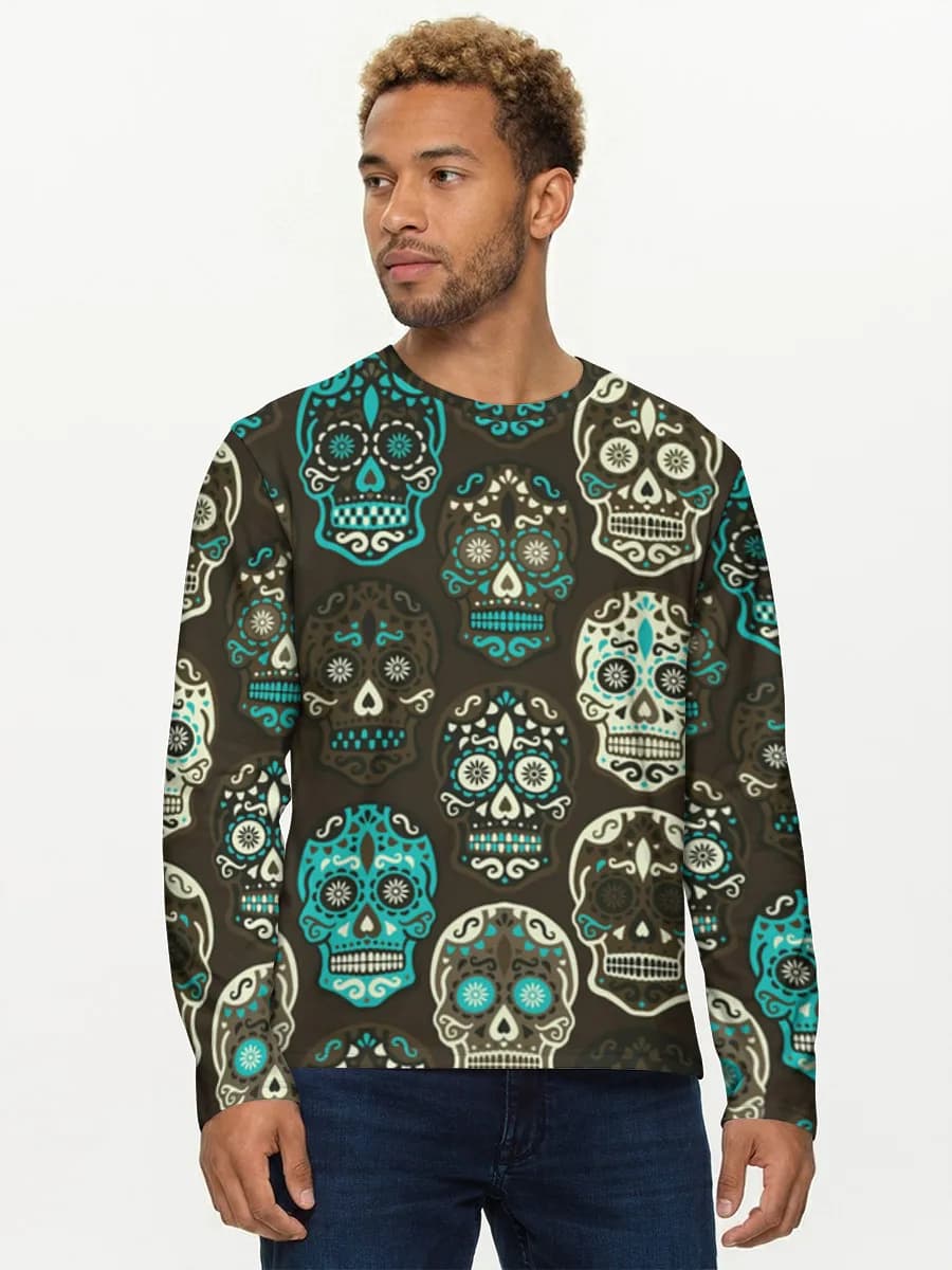 Men's cotton long sleeve shirt