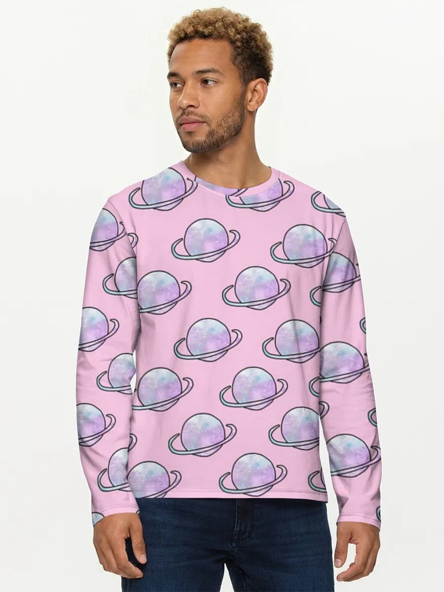 Men's cotton long sleeve shirt