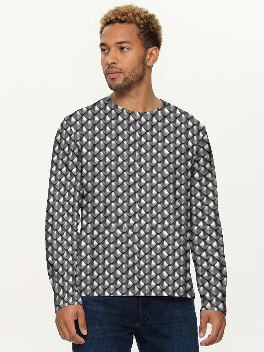Men's cotton long sleeve shirt
