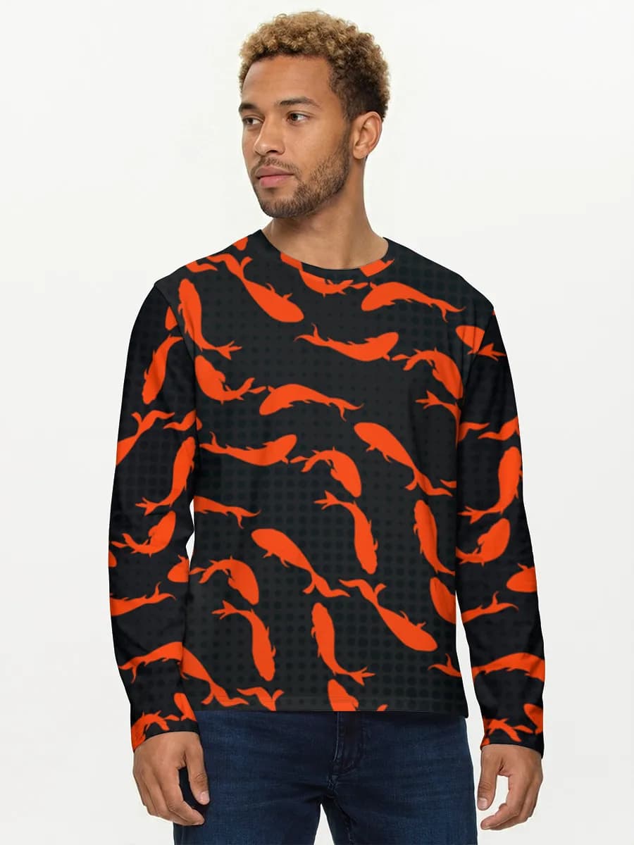 Men's cotton long sleeve shirt