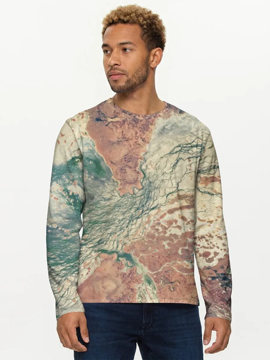 Men's cotton long sleeve shirt