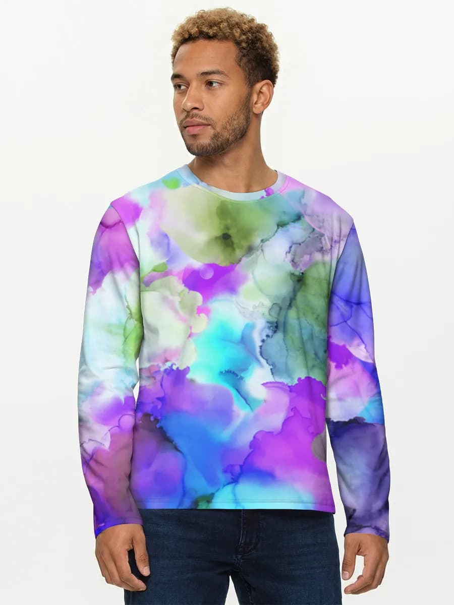 Men's cotton long sleeve shirt