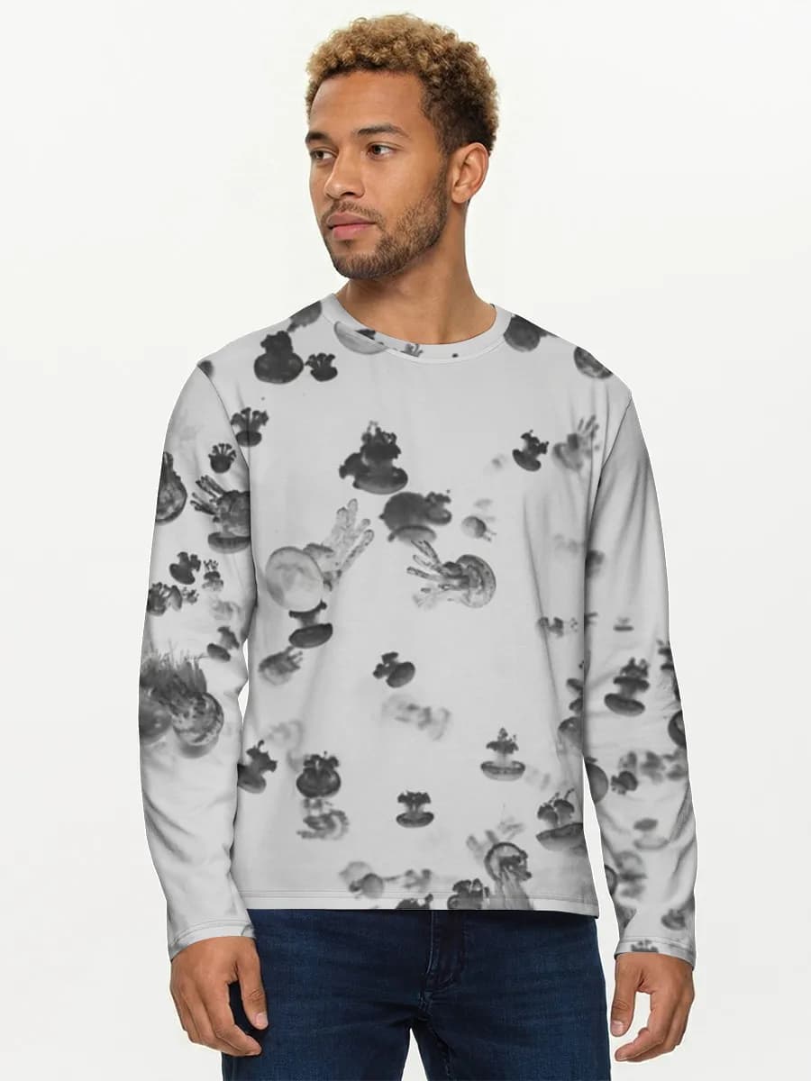 Men's cotton long sleeve shirt