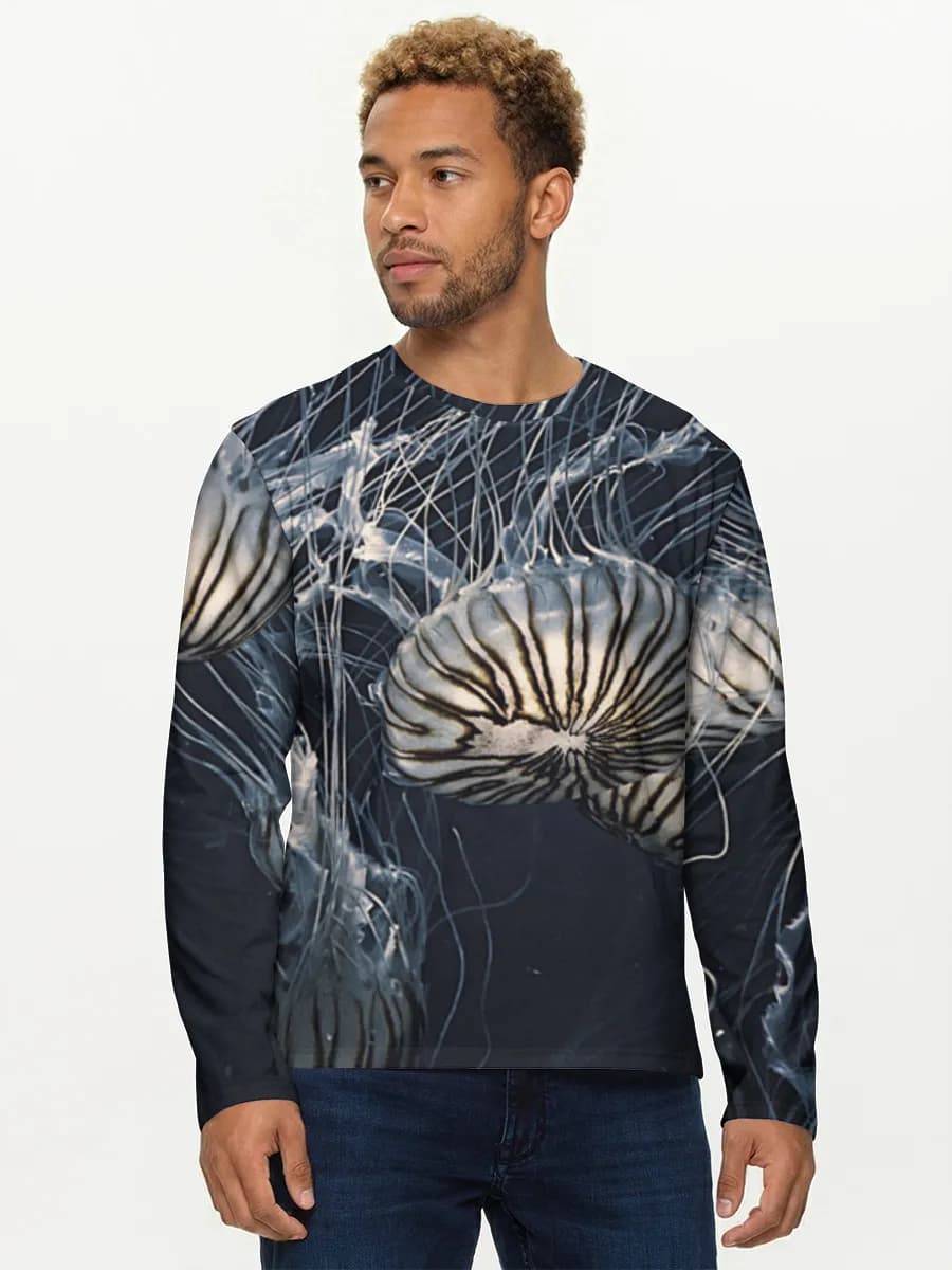 Men's cotton long sleeve shirt