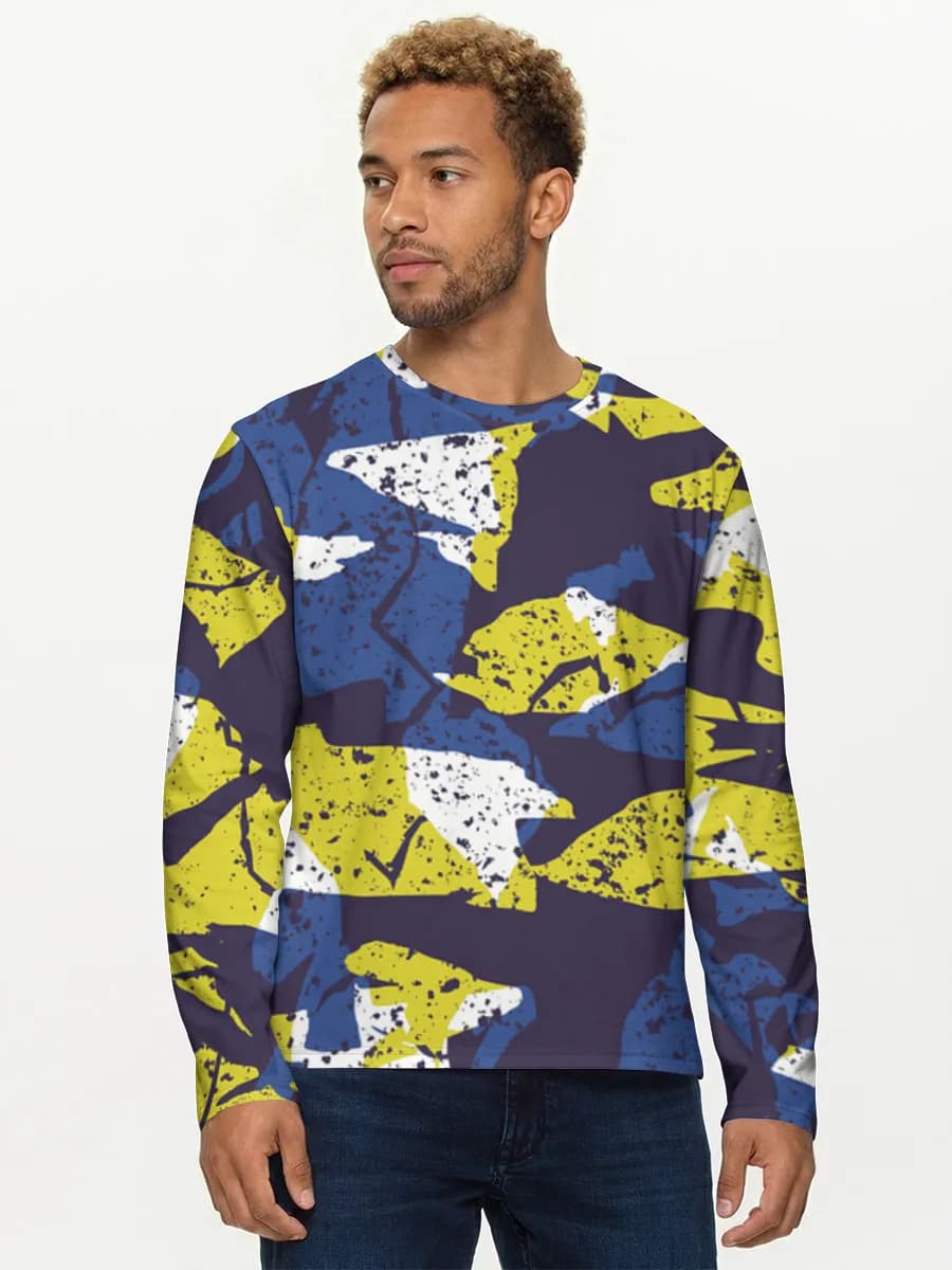 Men's cotton long sleeve shirt