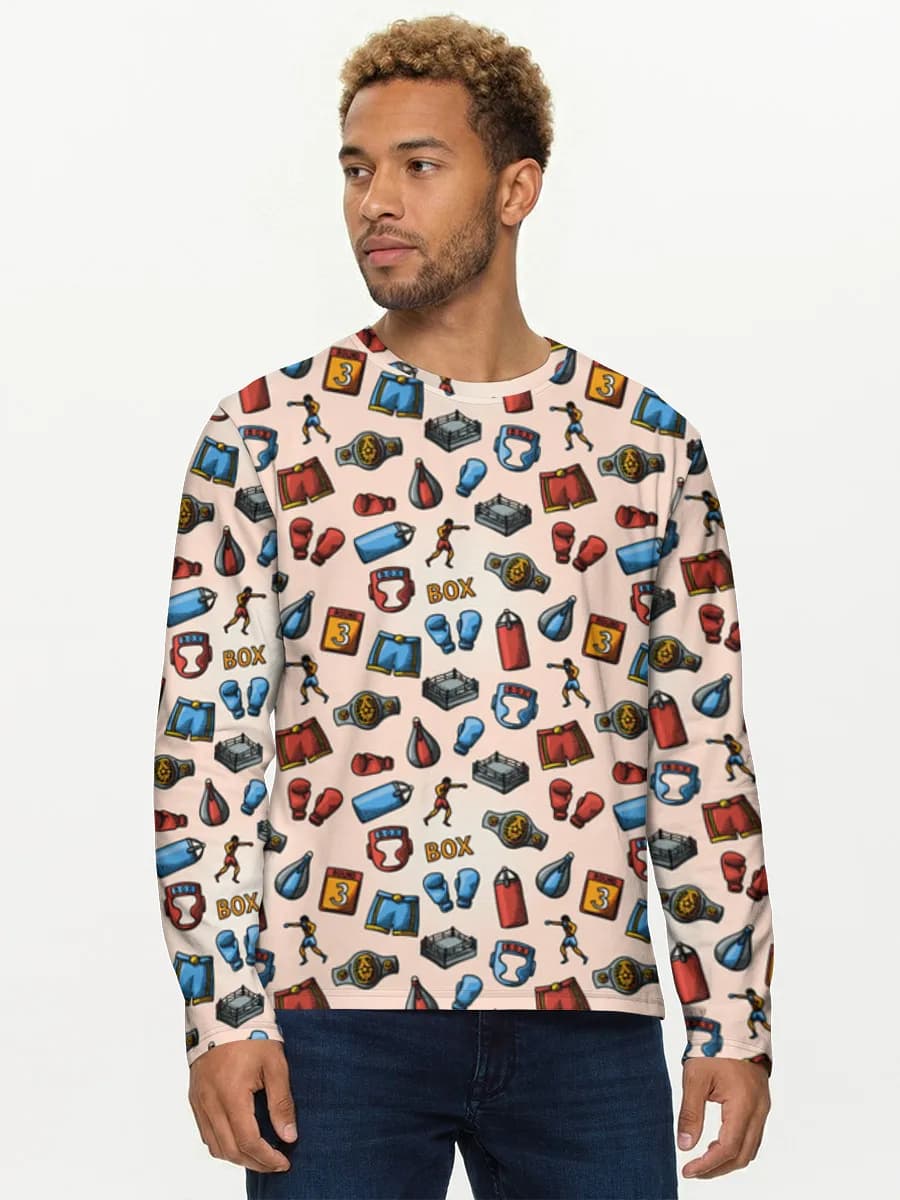 Men's cotton long sleeve shirt