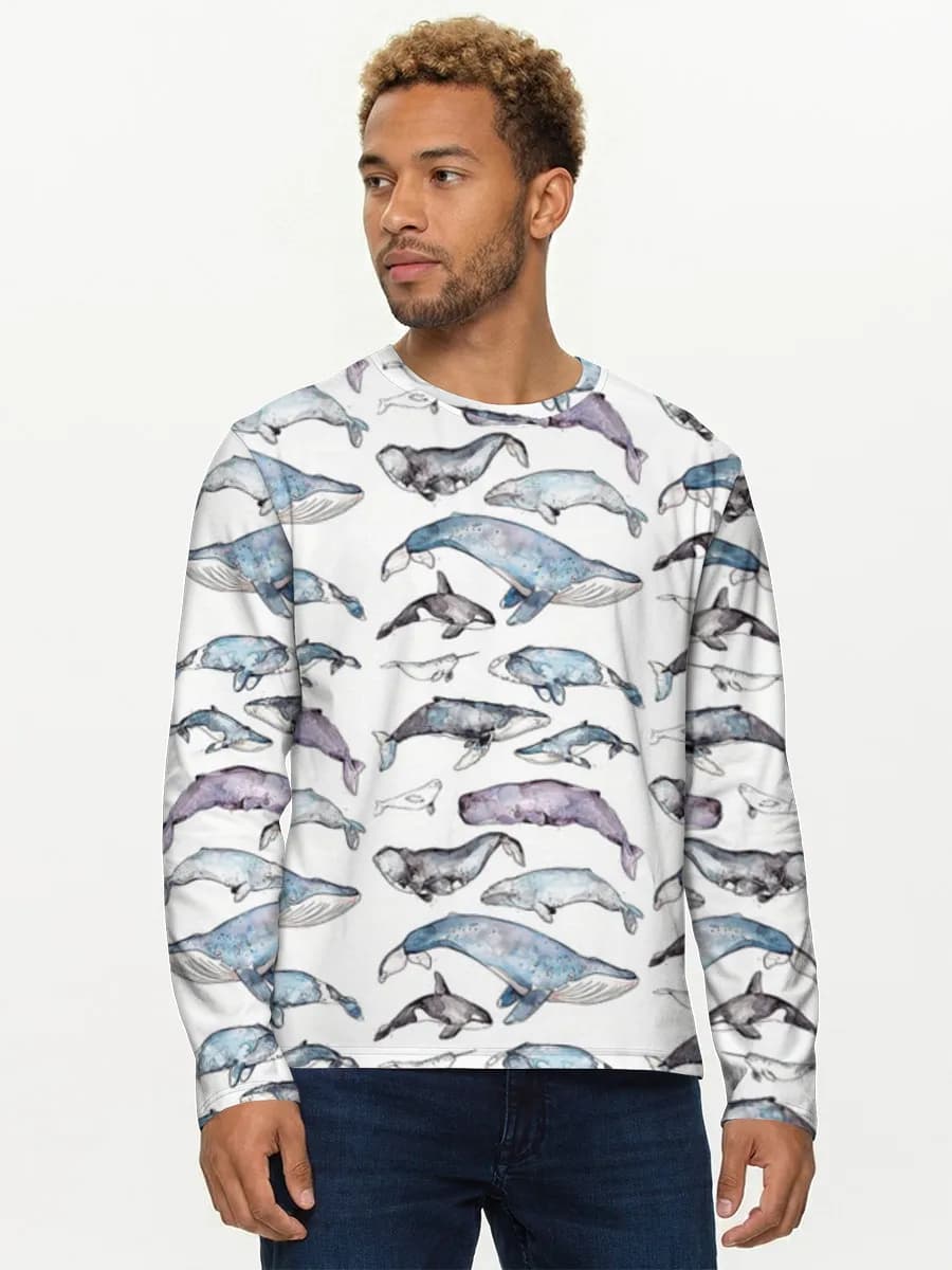 Men's cotton long sleeve shirt