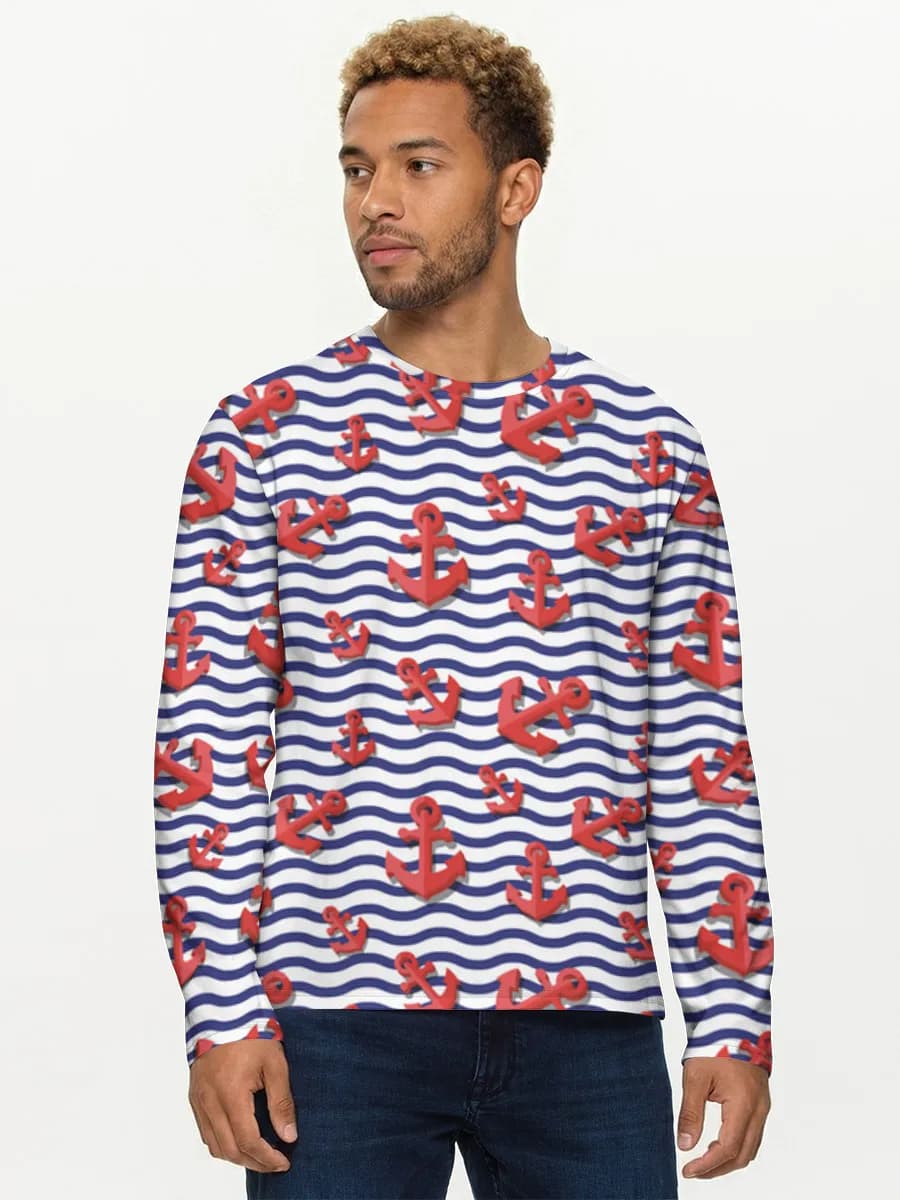 Men's cotton long sleeve shirt