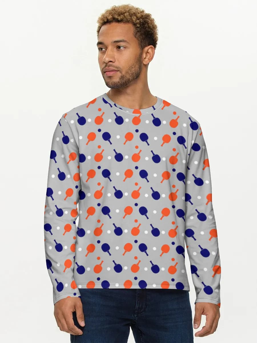 Men's cotton long sleeve shirt