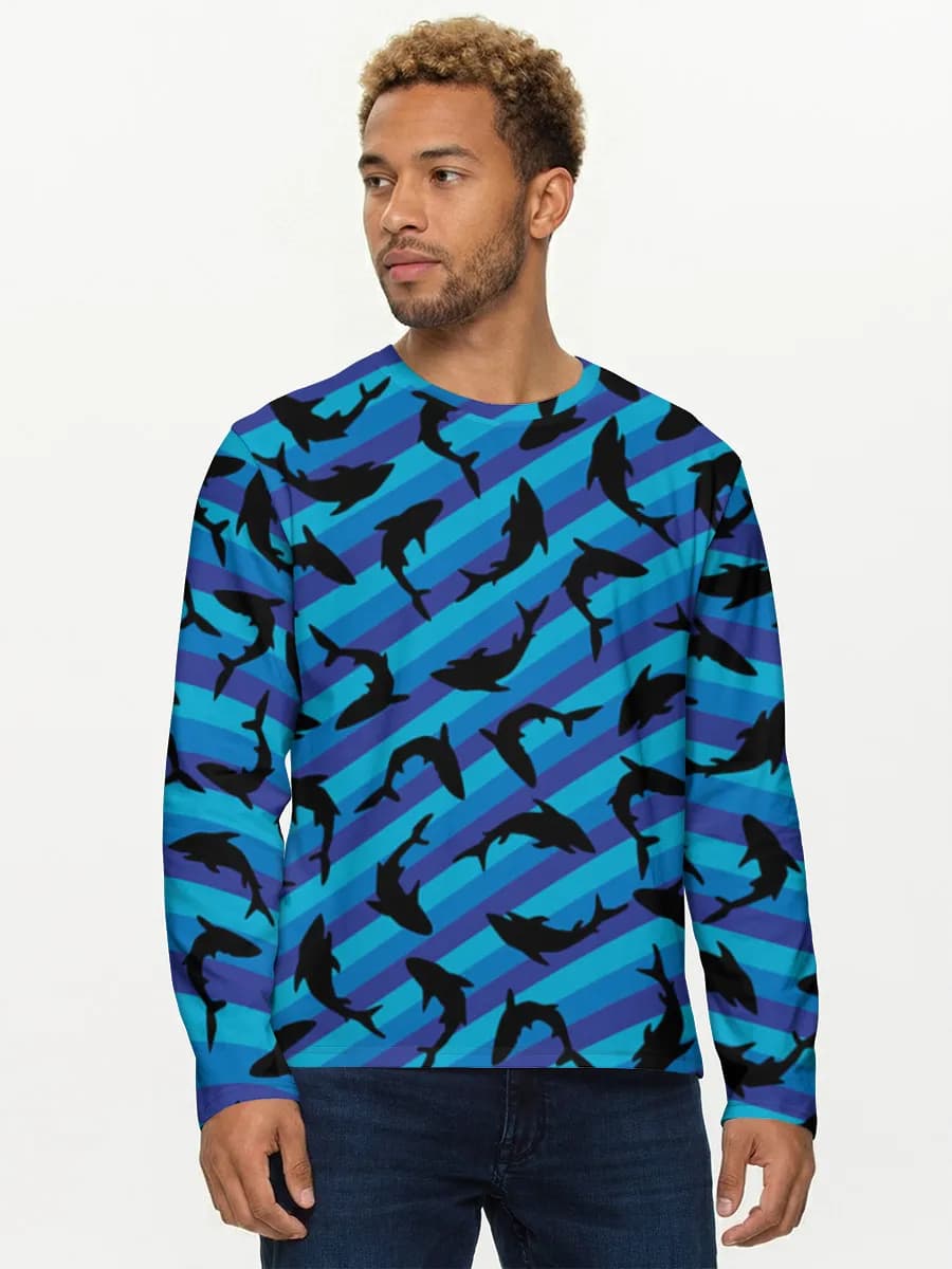 Men's cotton long sleeve shirt