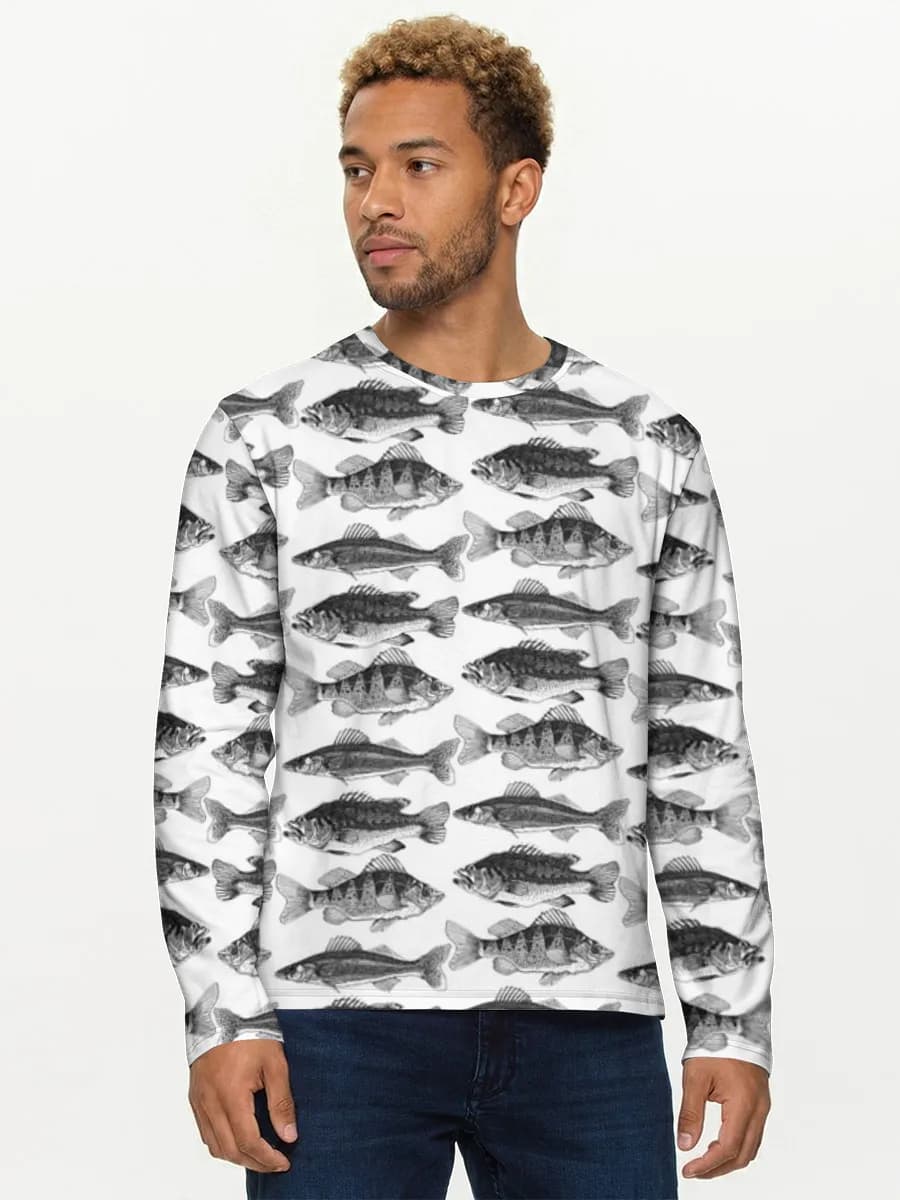 Men's cotton long sleeve shirt