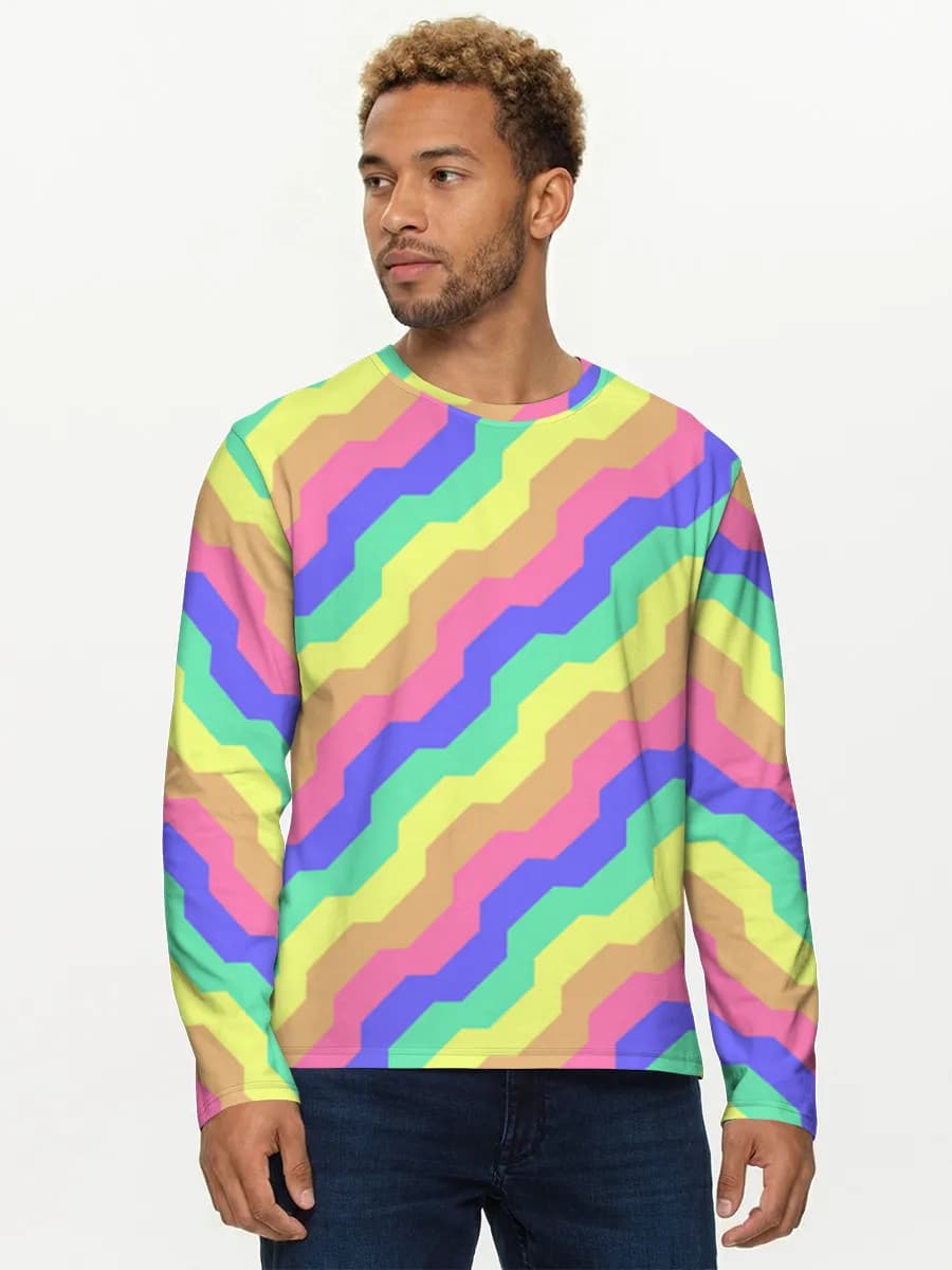 Men's cotton long sleeve shirt