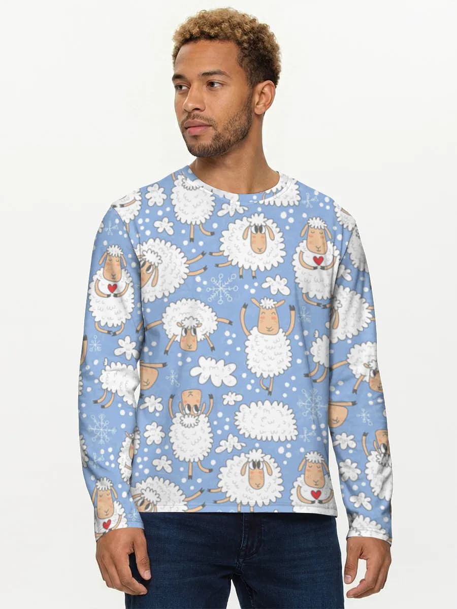 Men's cotton long sleeve shirt