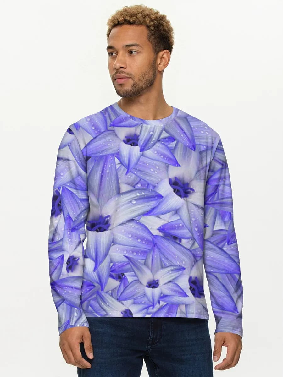 Men's cotton long sleeve shirt