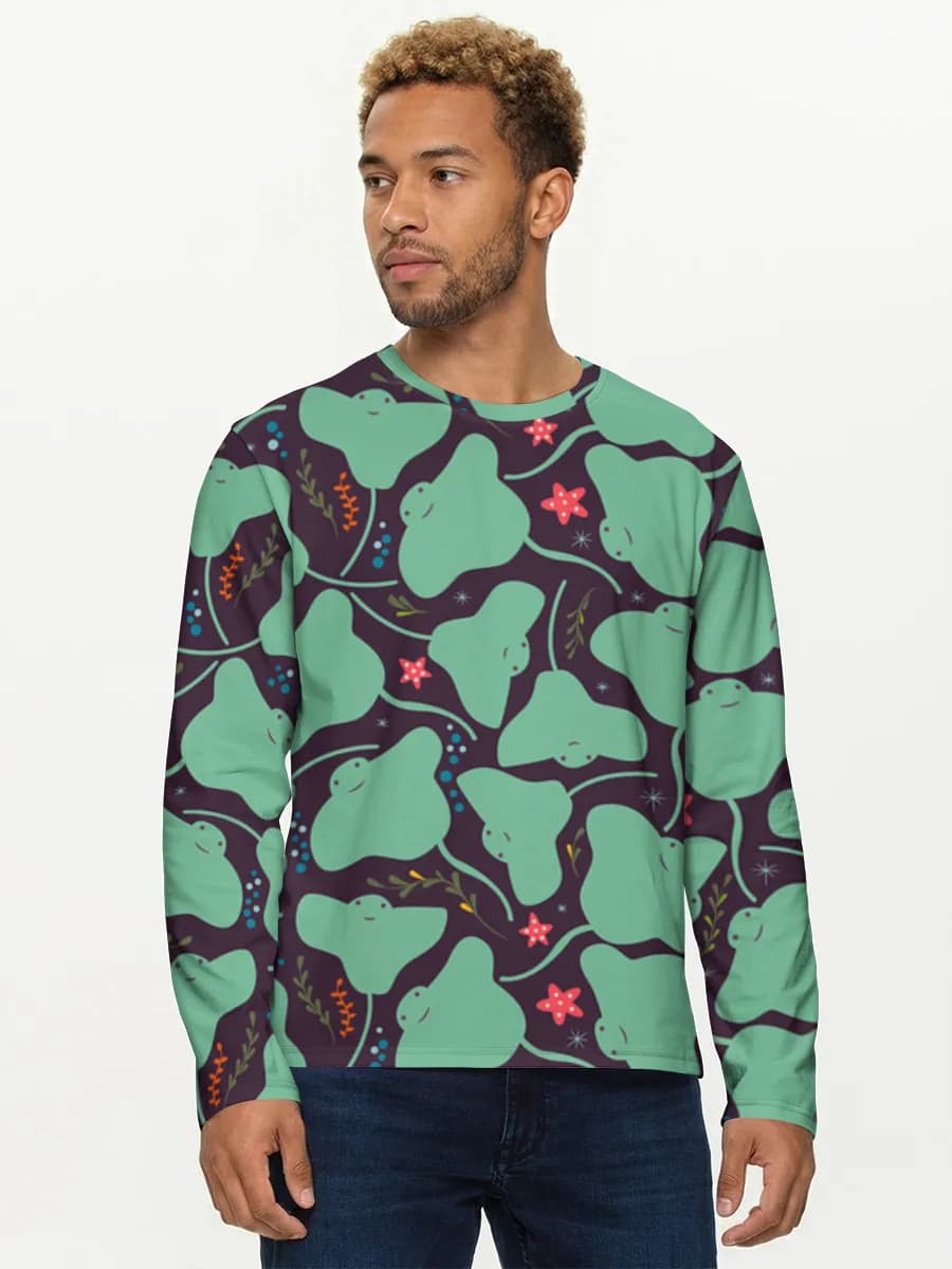 Men's cotton long sleeve shirt