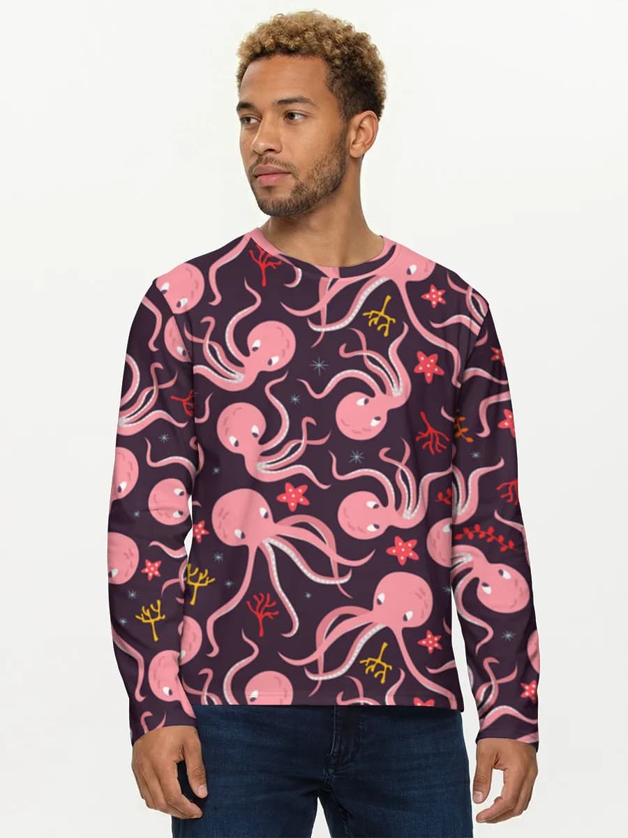 Cute Pink Octopus