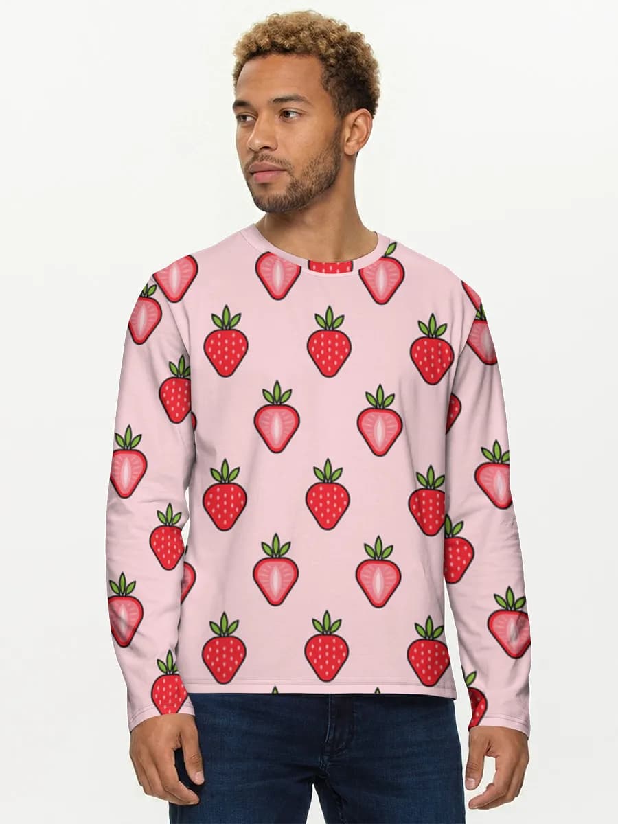 Men's cotton long sleeve shirt