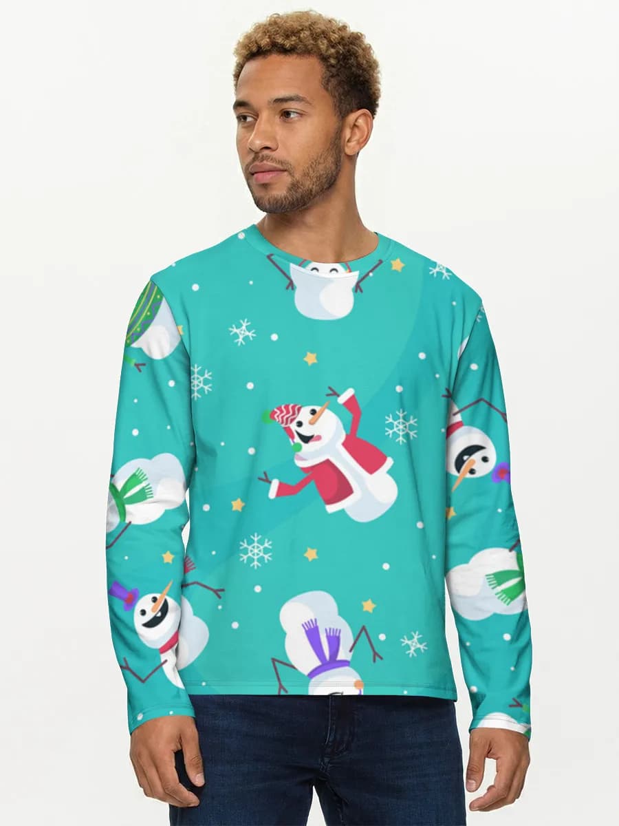 Men's cotton long sleeve shirt