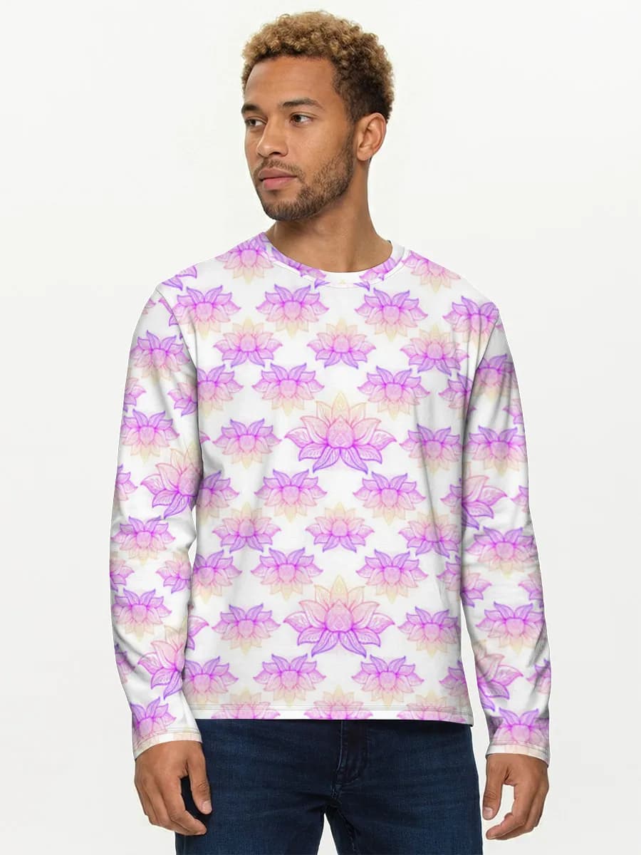 Men's cotton long sleeve shirt