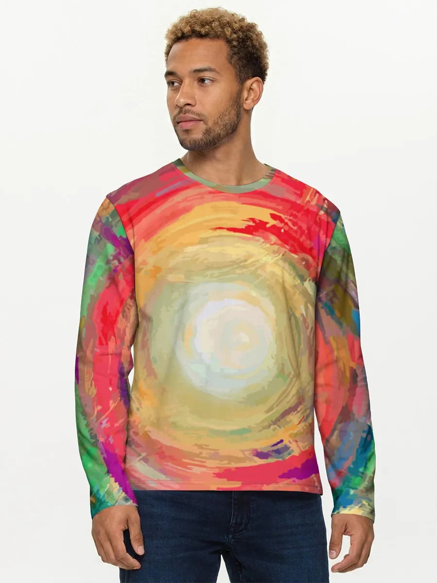 Men's cotton long sleeve shirt
