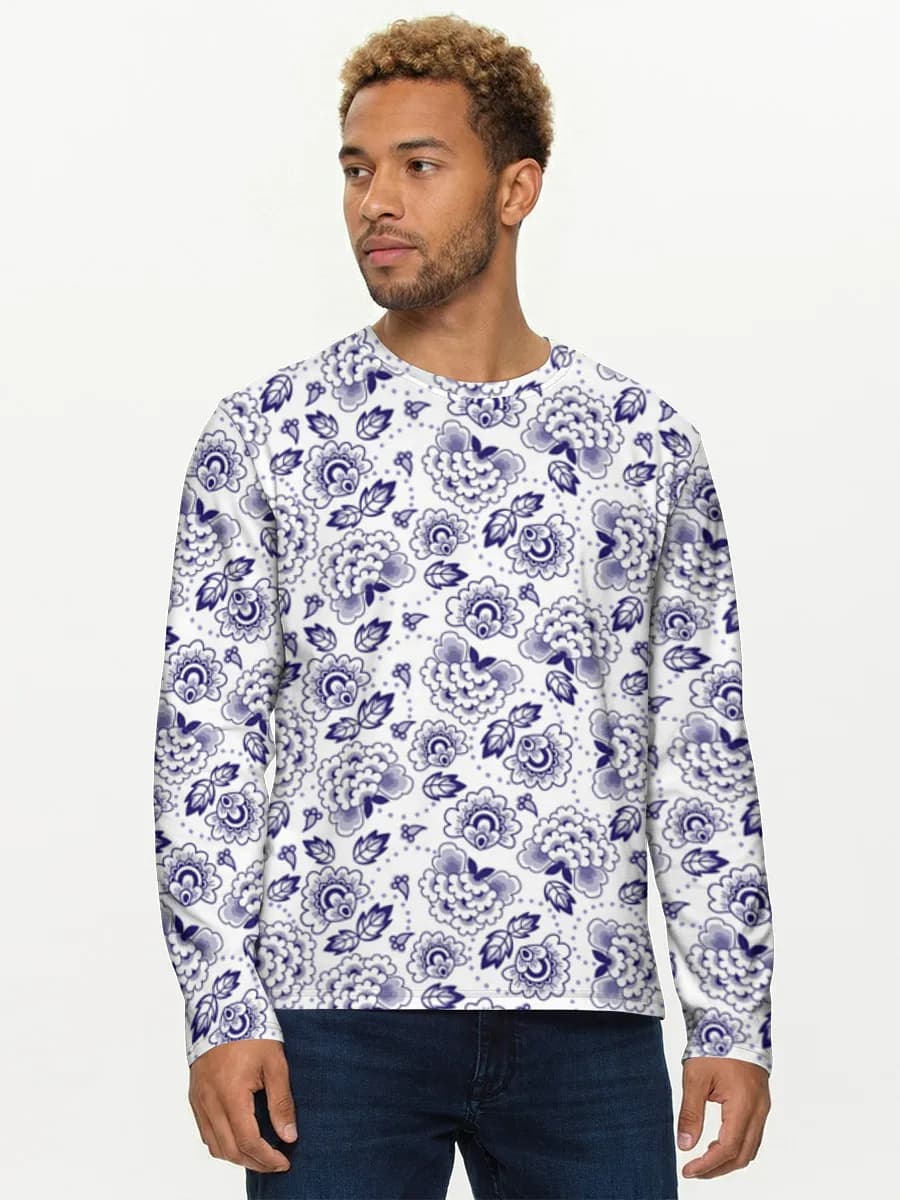 Blue Vintage Floral