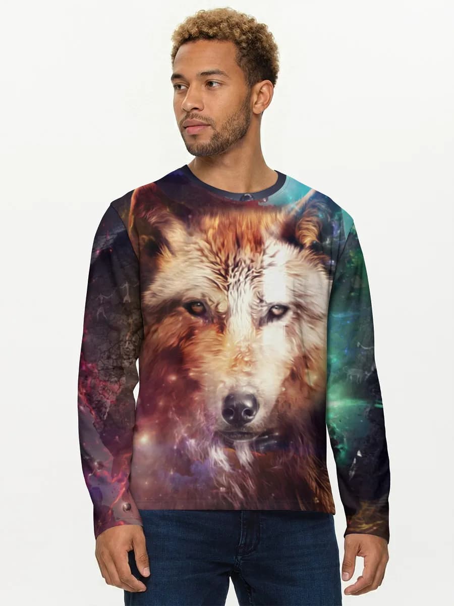 Men's cotton long sleeve shirt