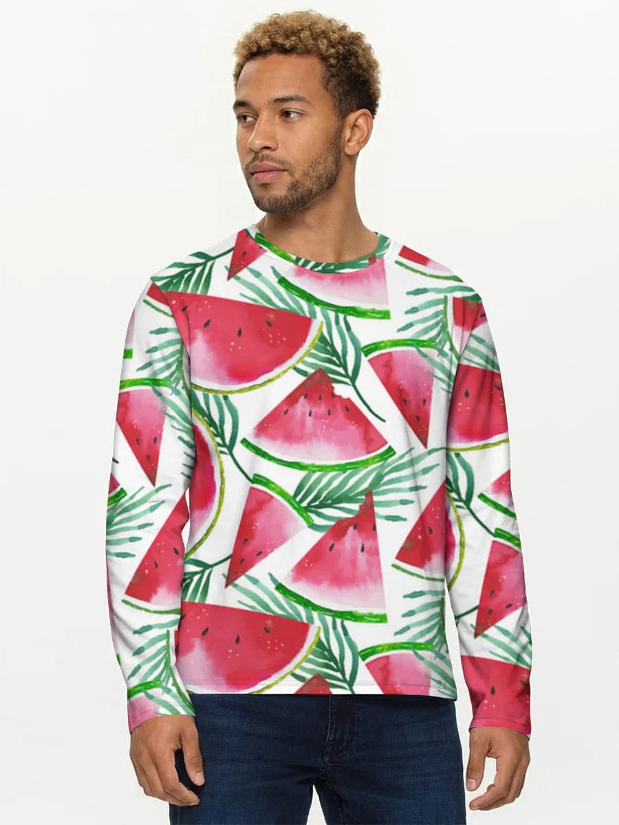 Men's cotton long sleeve shirt
