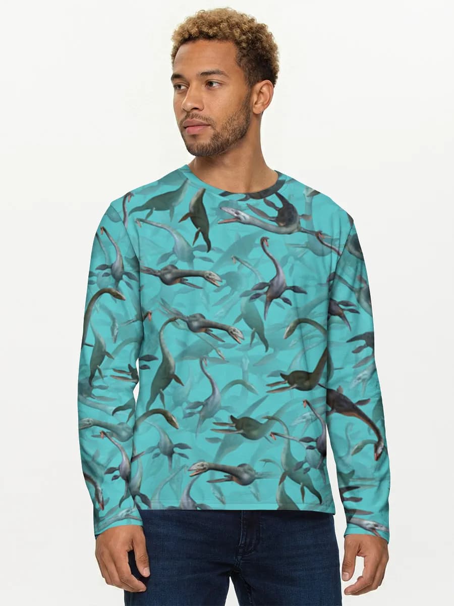 Men's cotton long sleeve shirt