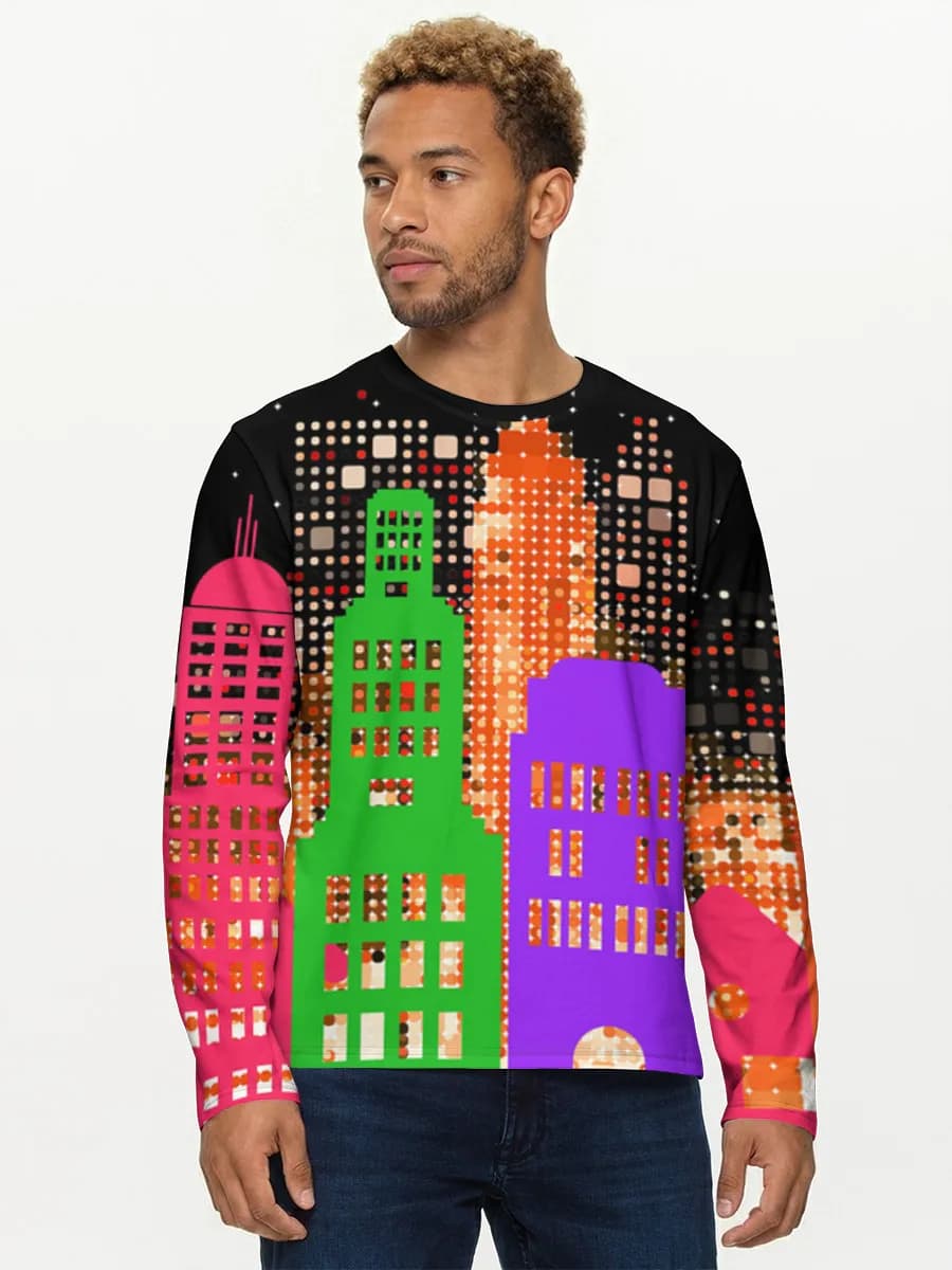 Neon City Skyline