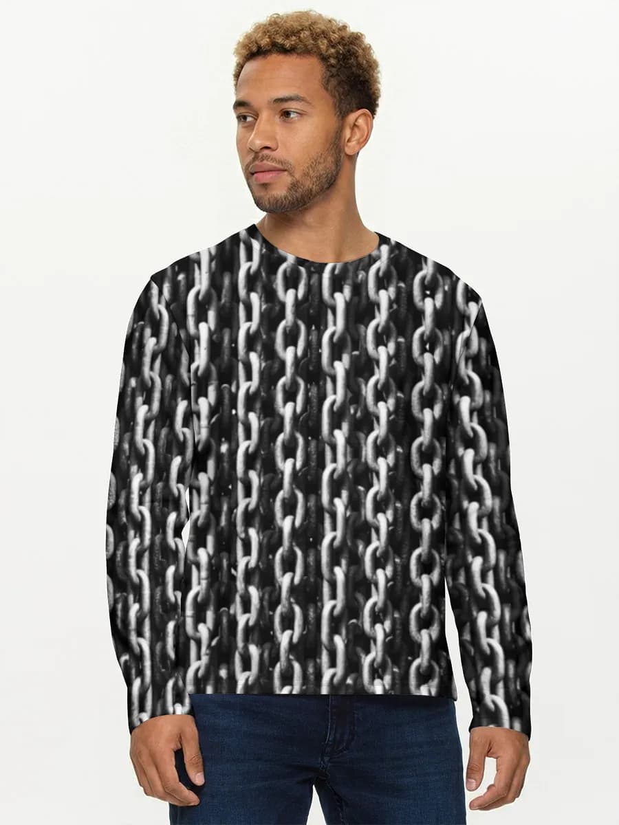 Men's cotton long sleeve shirt