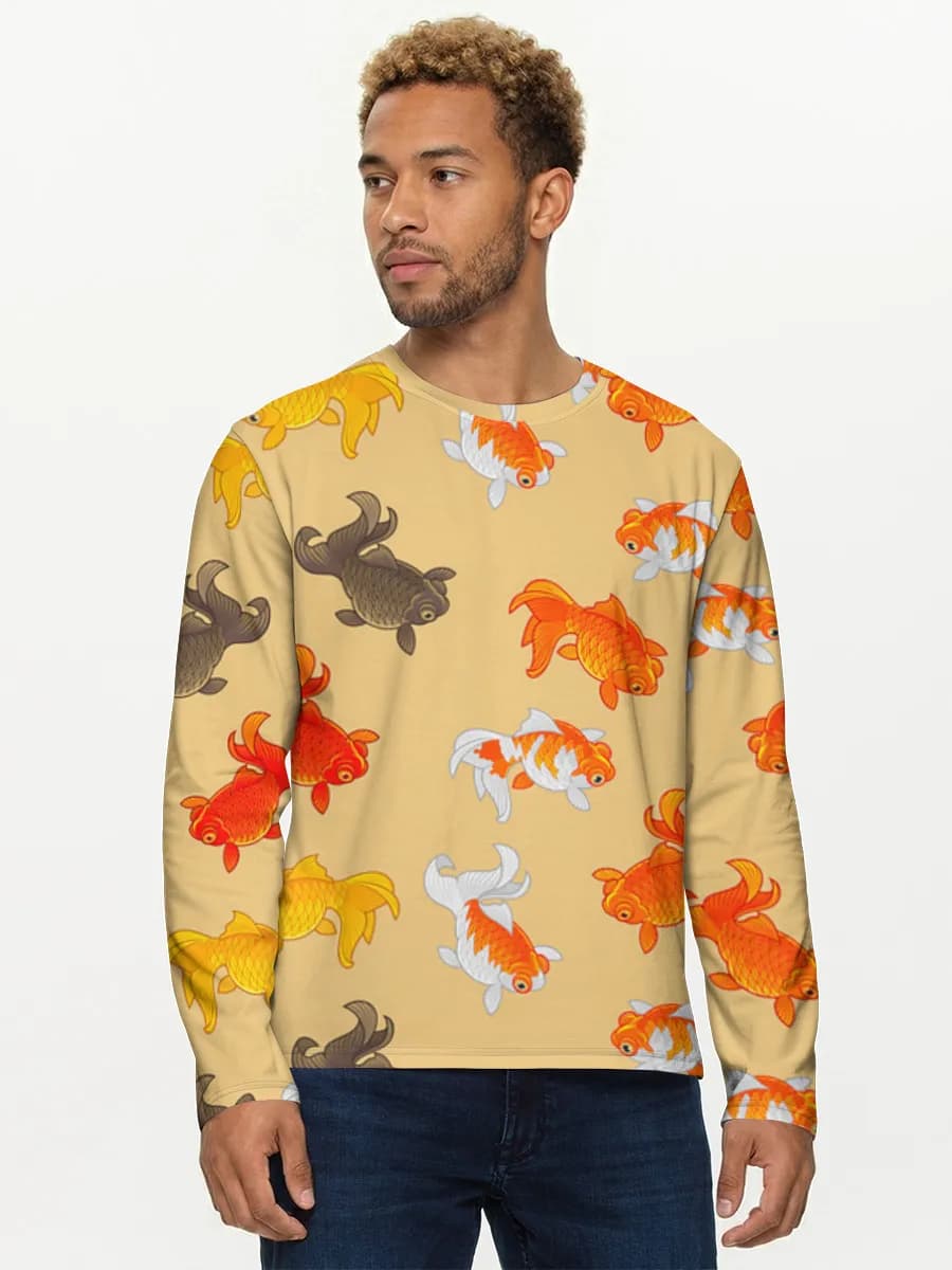 Colorful Koi Fish Swim