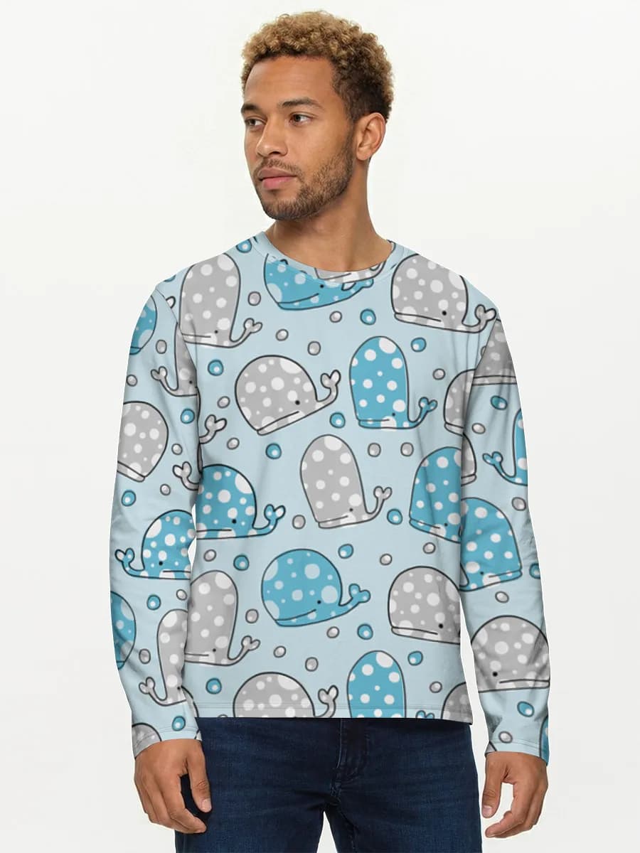 Men's cotton long sleeve shirt