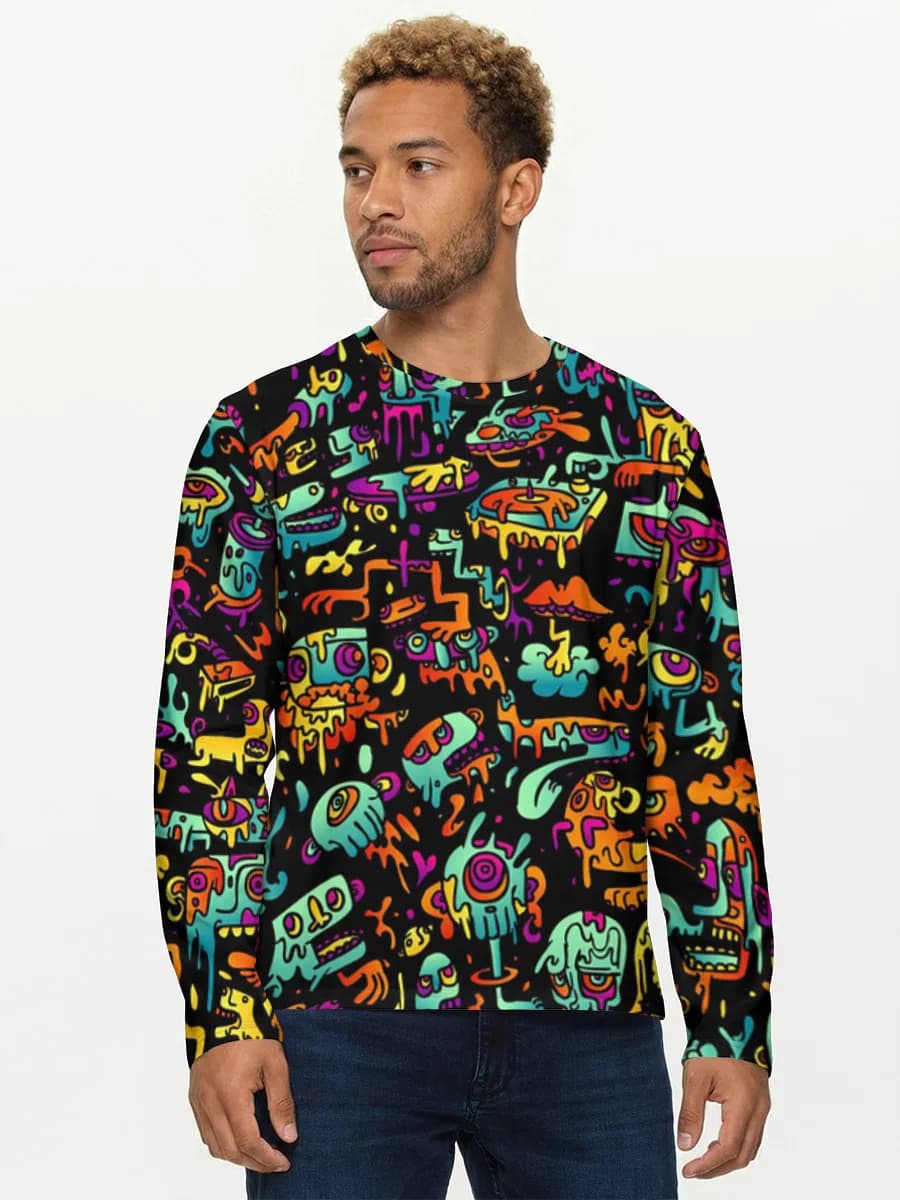 Men's cotton long sleeve shirt