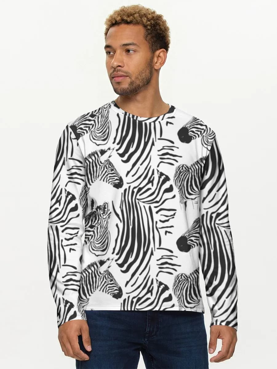 Men's cotton long sleeve shirt