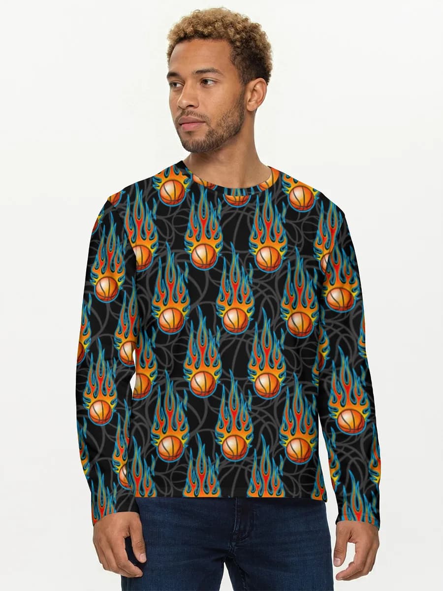 Men's cotton long sleeve shirt