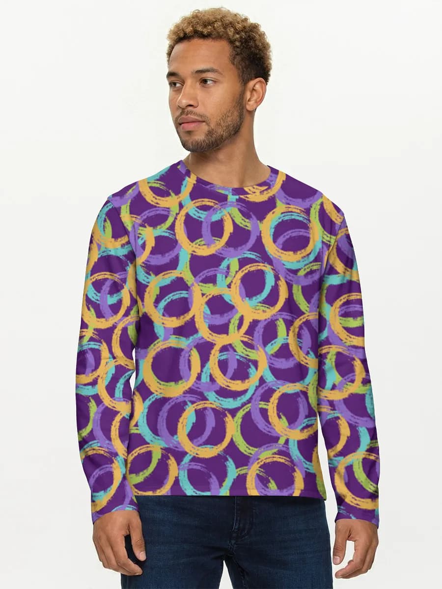 Men's cotton long sleeve shirt