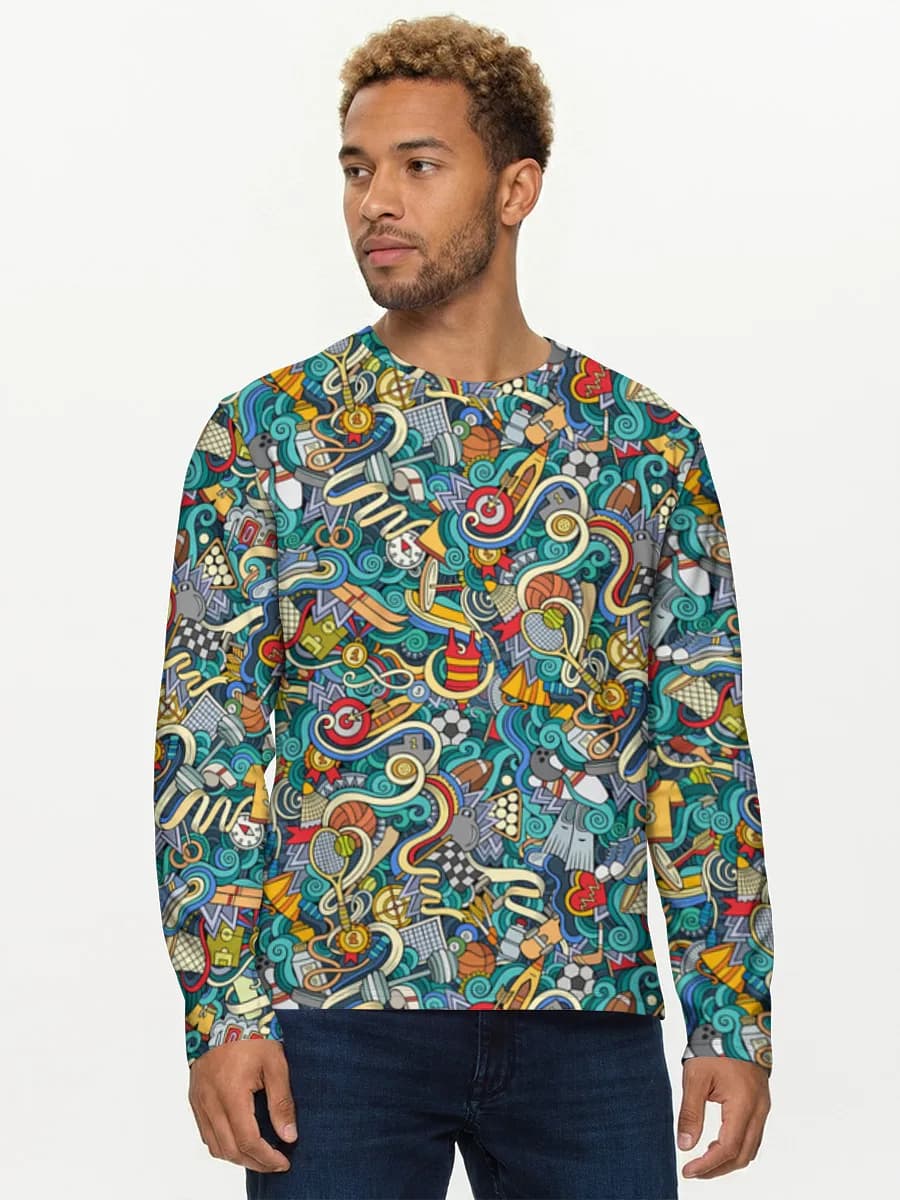 Men's cotton long sleeve shirt