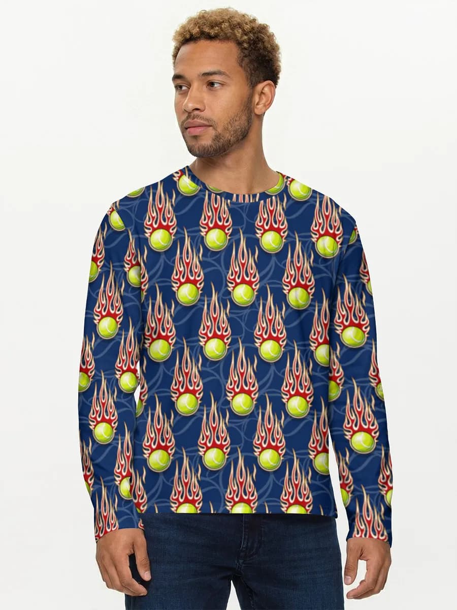 Flaming Tennis Balls