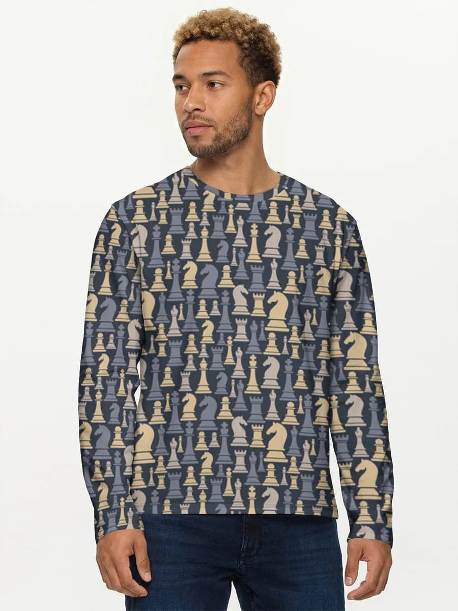 Men's cotton long sleeve shirt