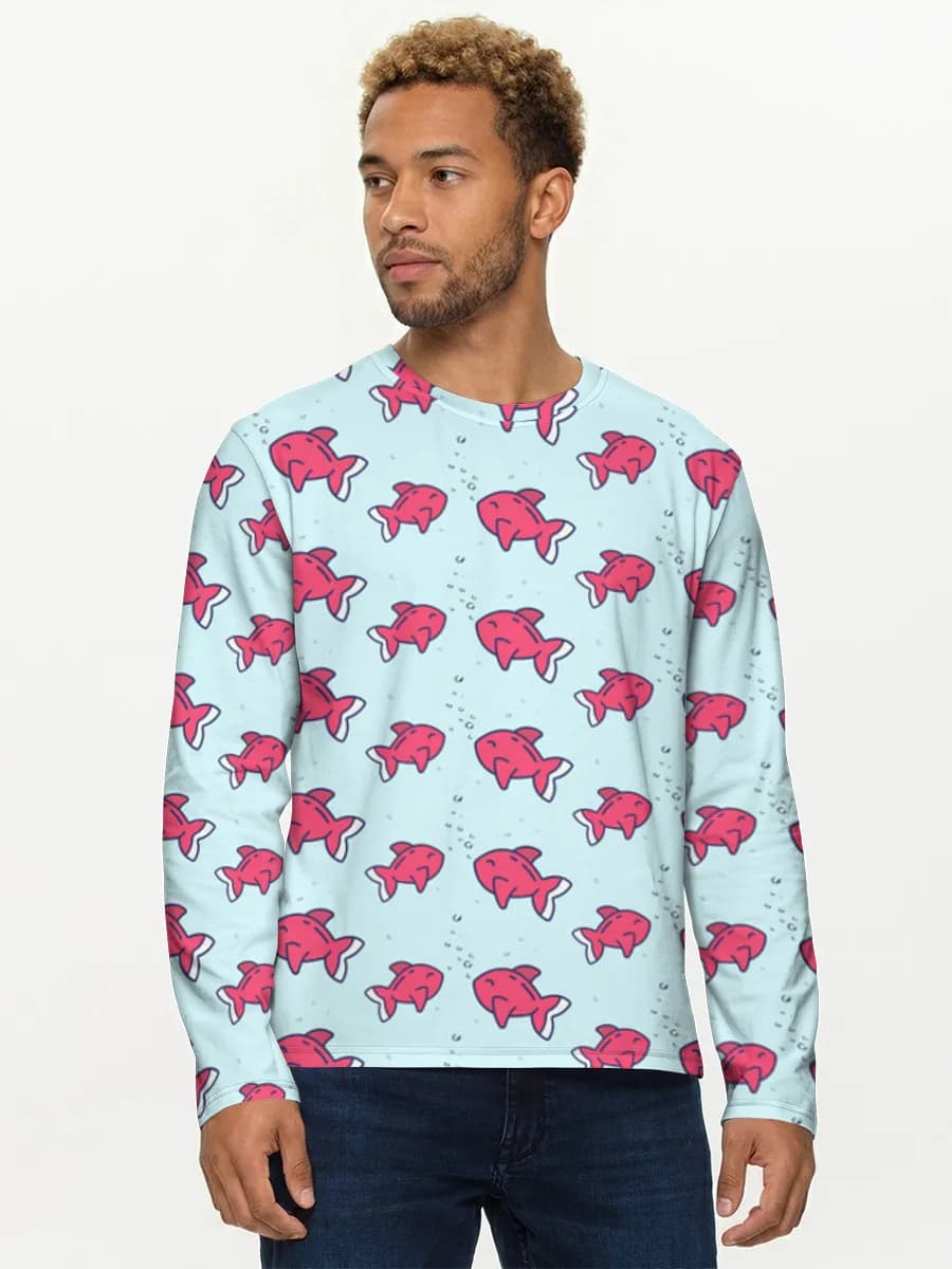 Men's cotton long sleeve shirt
