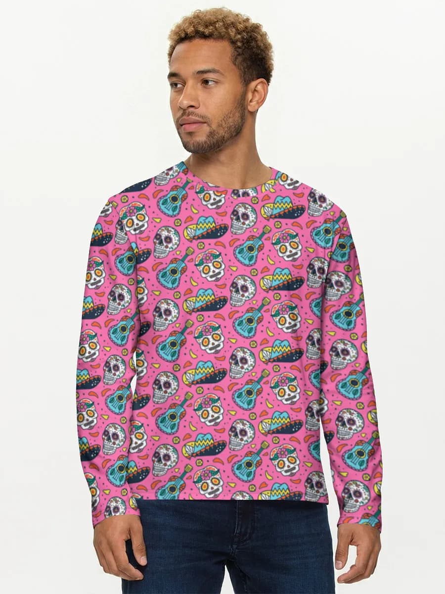 Men's cotton long sleeve shirt