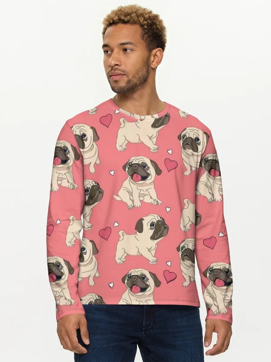 Men's cotton long sleeve shirt